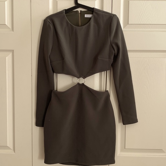 BEC + BRIDGE Montana CUT OUT Olive Dress from Revolve - Picture 5 of 7